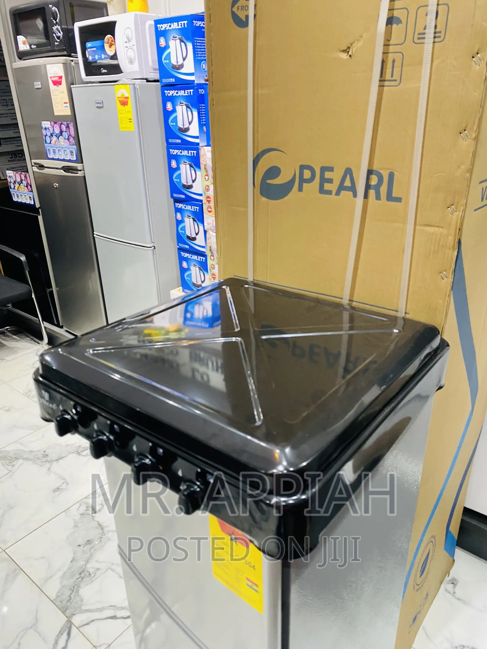 Durable Yucel Table Top 4 Gas Burner(Black).