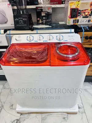 Easy Lid Open With Red Handle Washing Machine Nasco 11kg