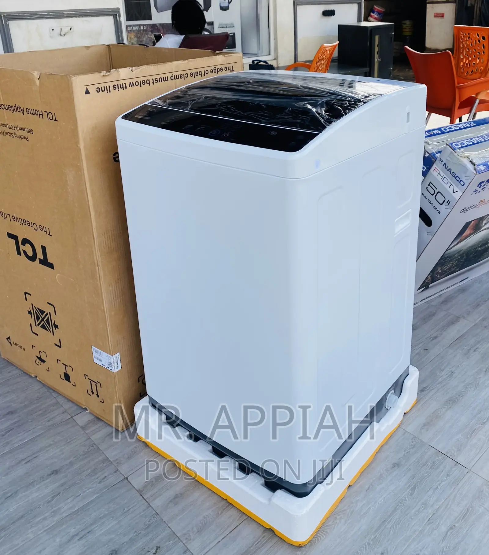 TCL 8kg Electric Washing Machine With Inverter Dryer.