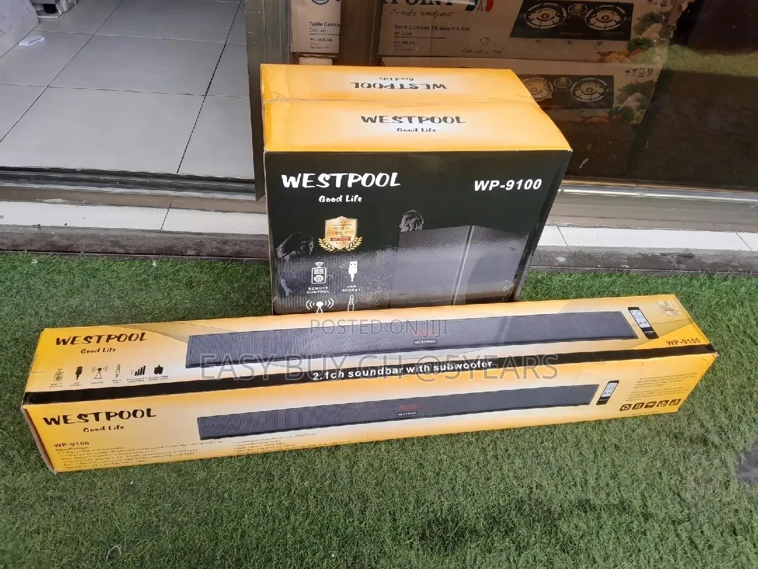 2.1 Soundbar With Subwoofer WP 9100