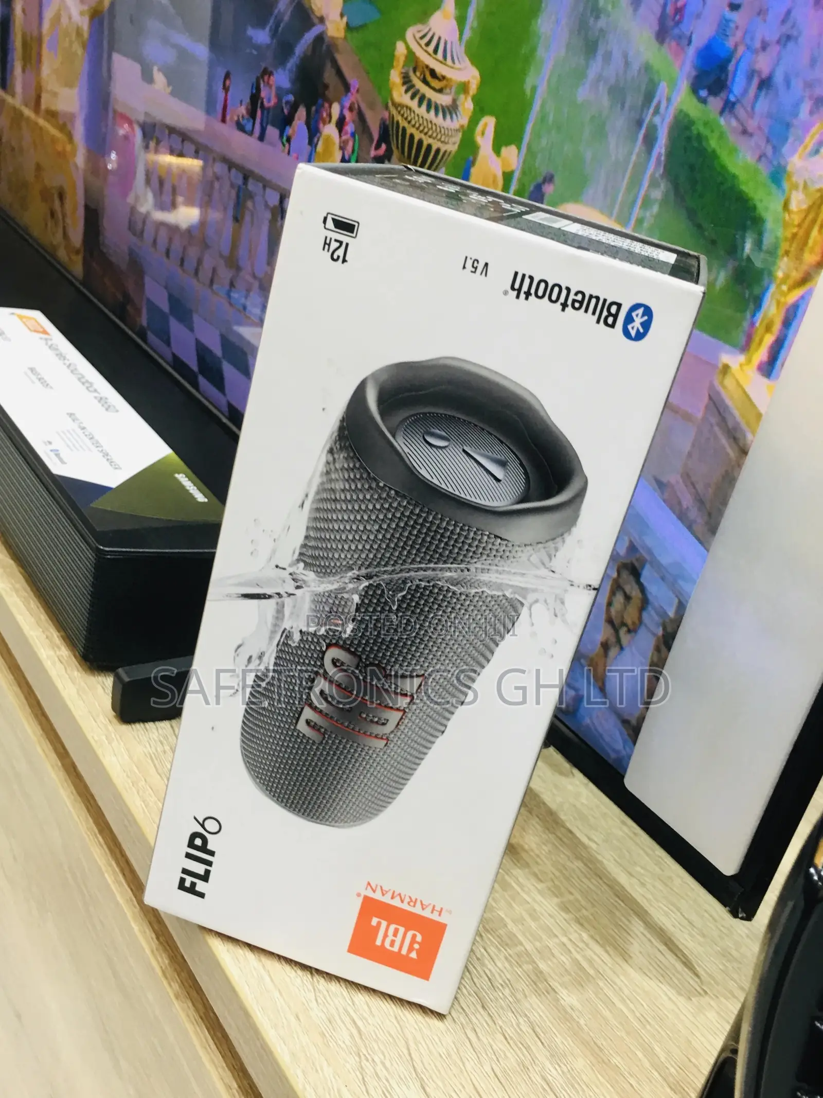 Flip 6 JBL Wireless Bluetooth Electric Gray Speaker