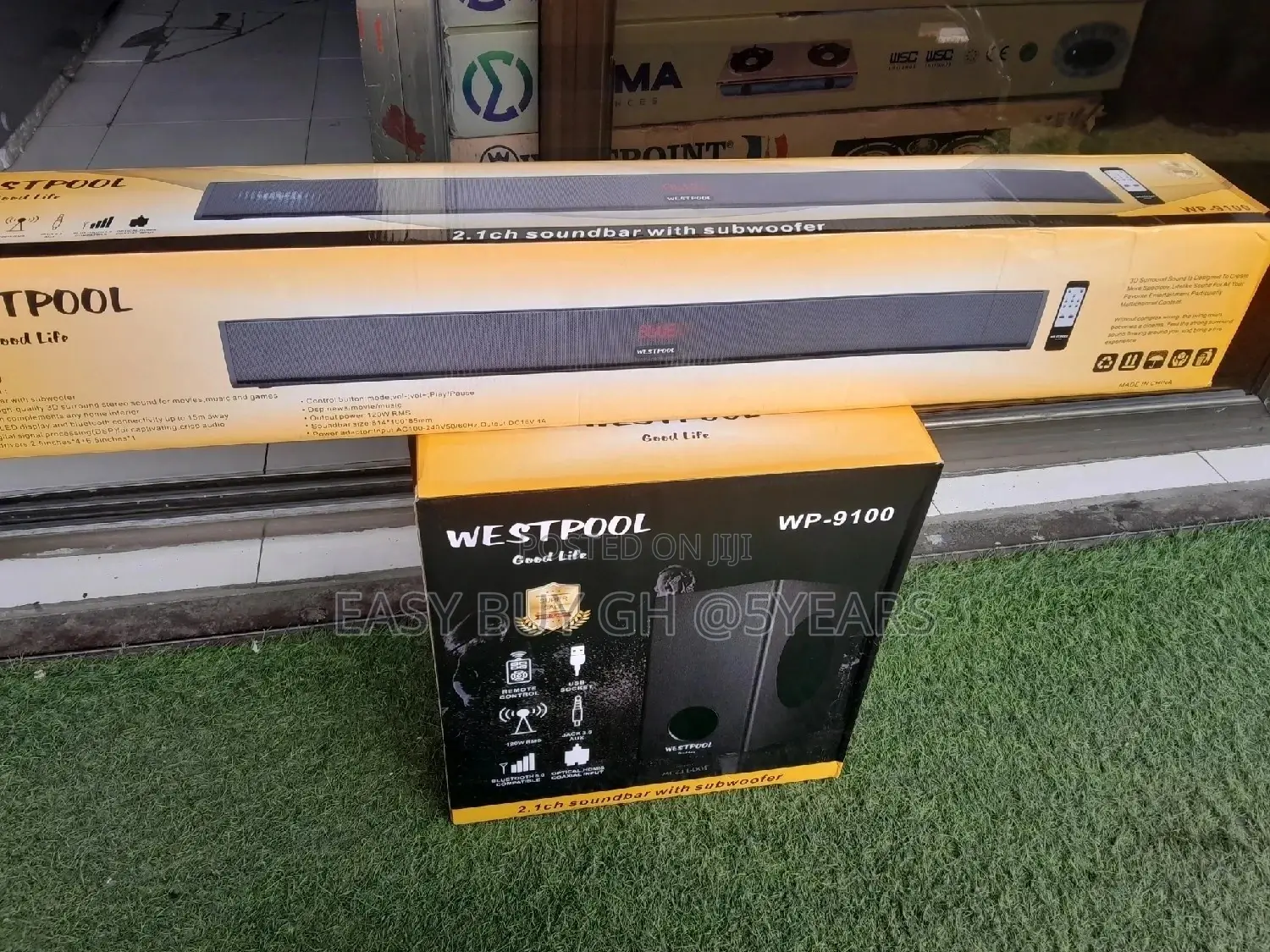 Soundbar System Subwoofer 2.1ch With Remote Control