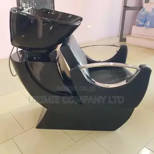 Silver Arm Solid Hair Washing Basin With Adjustable Seat
