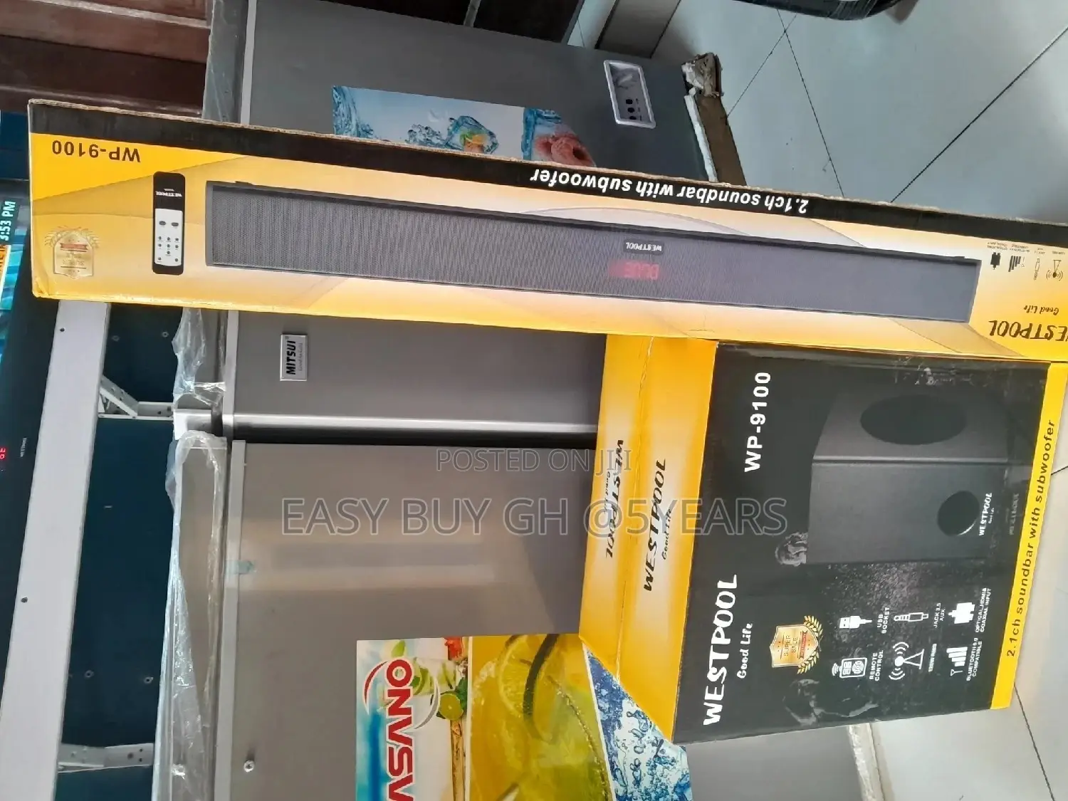 Bluetooth Soundbar With Subwoofer Westpool