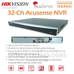 Hikvision 32-Ch 1u K None Poe Acusense NVR Ds-7632nxi-