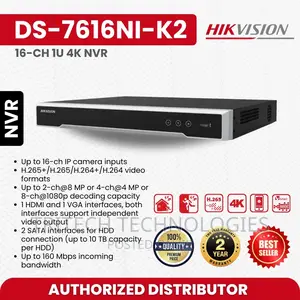 Hikvision 32-Ch 1u K None Poe Acusense NVR Ds-7632nxi-