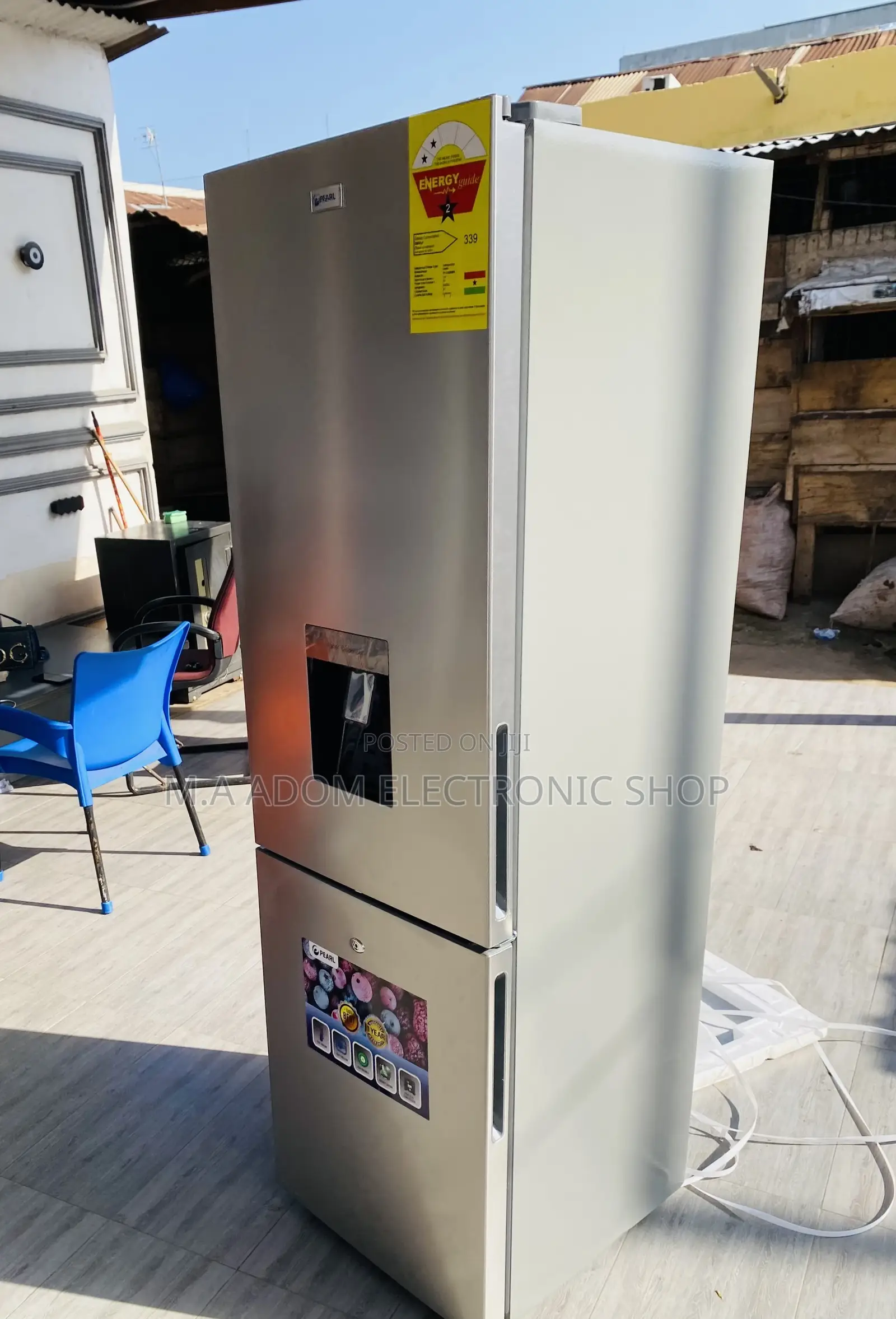 Fabulous Pearl Pf-330bwd Double Door Electric Fridge(Gray) 