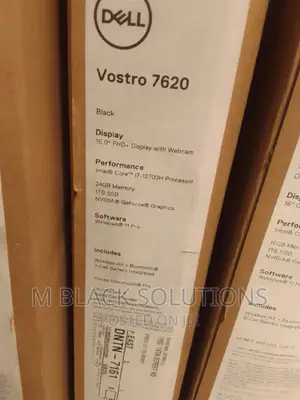 New Laptop Dell Vostro 7510 24GB Intel Core I7 SSD 1T