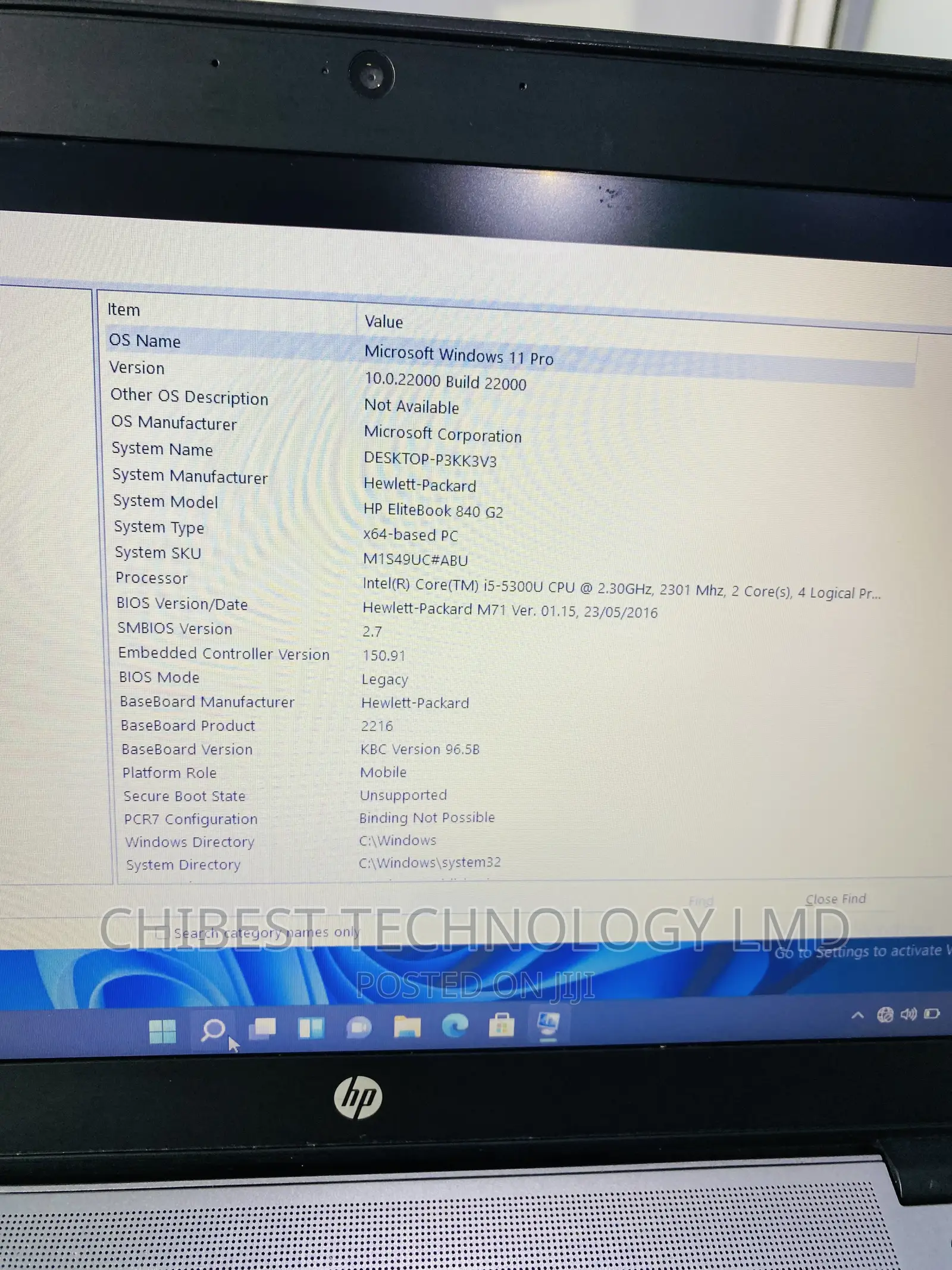 Laptop HP EliteBook 840 G2 8GB Intel Core I5 SSD 250GB