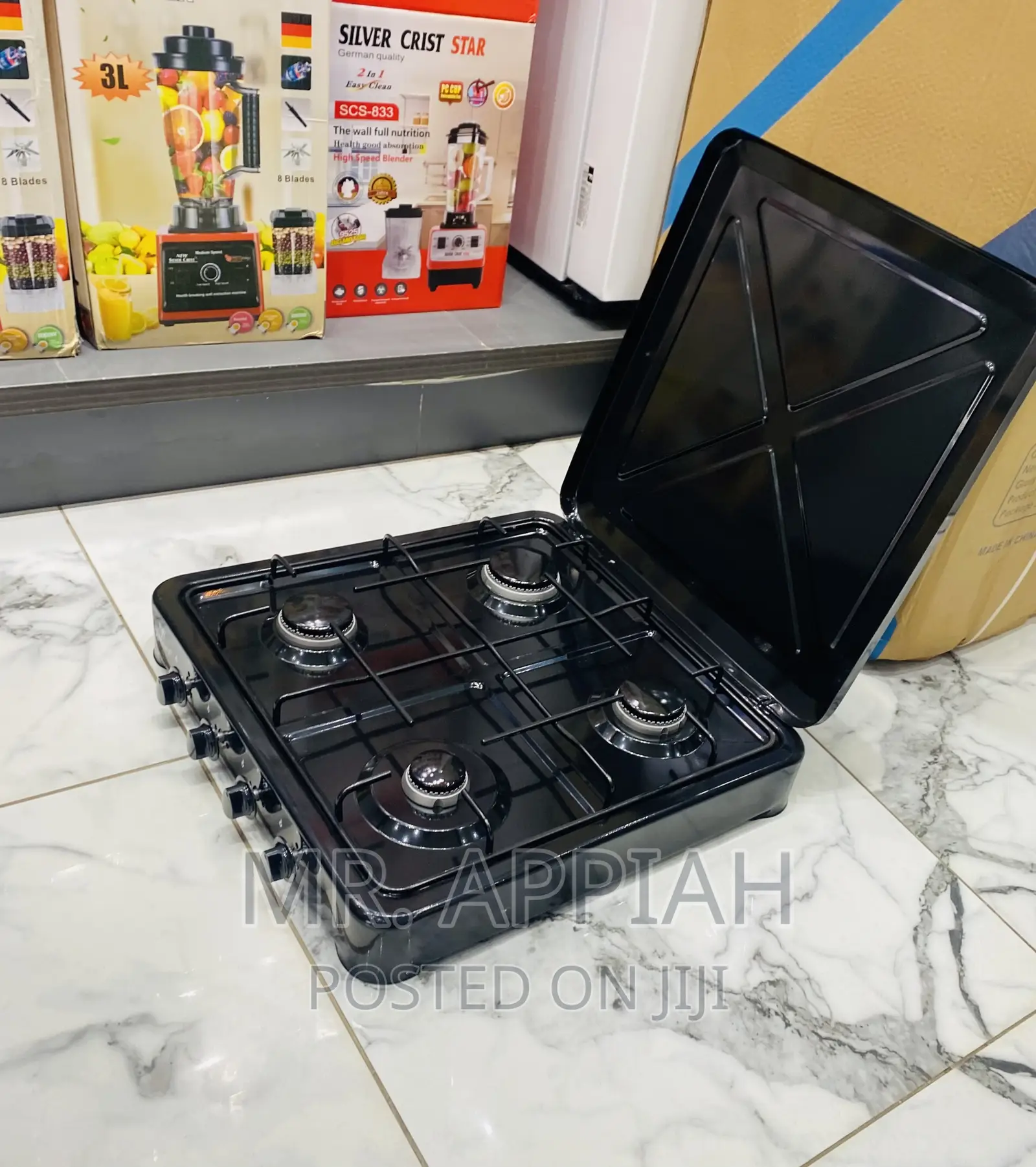 Buy Affordable Yucel 4 Gas Stove(Table Top Burner)Black.
