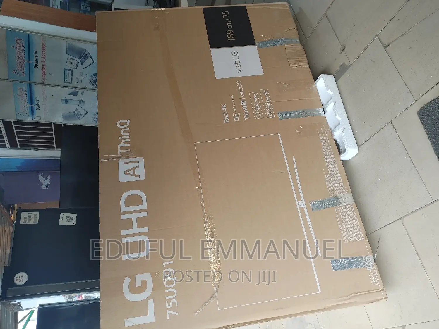 LG 75" UHD HDR Smart UQ91 Netflix Youtube Apple Airplay