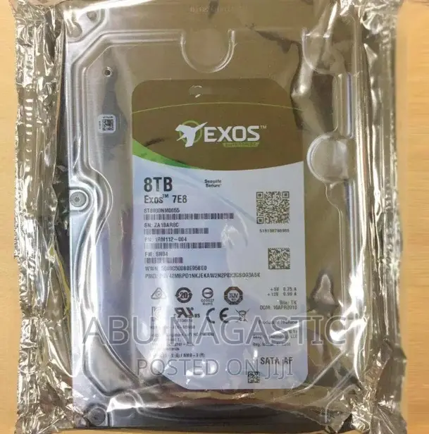 Seagate Exos 7E8 HDD 8TB Hard Drive