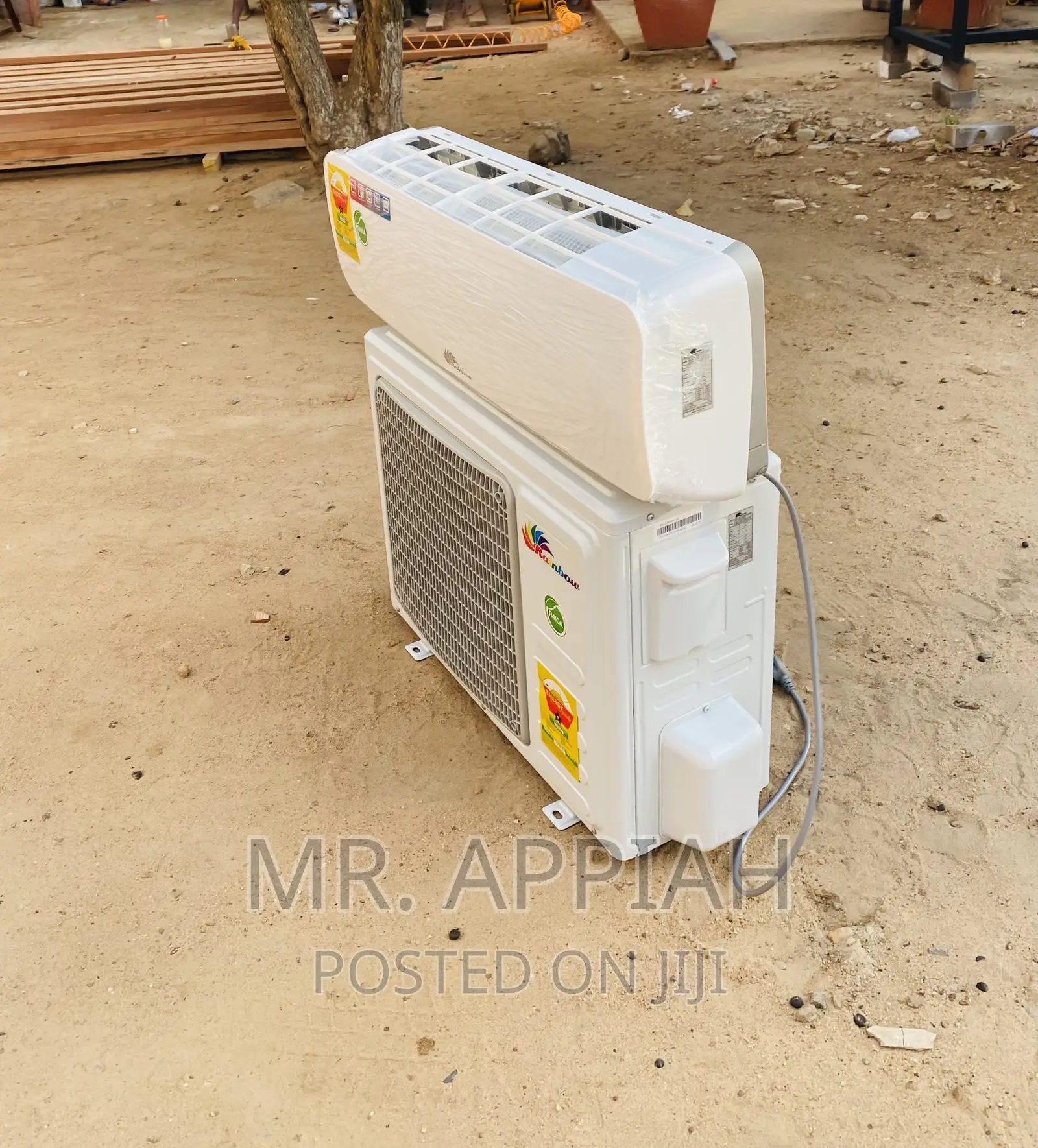 Shop Quality Rainbow 1.5hp Split Electric Ac(White)R410