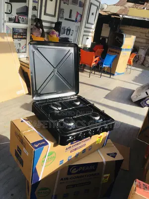 Purchase Yucel Black 4 Gas Burner Stove 