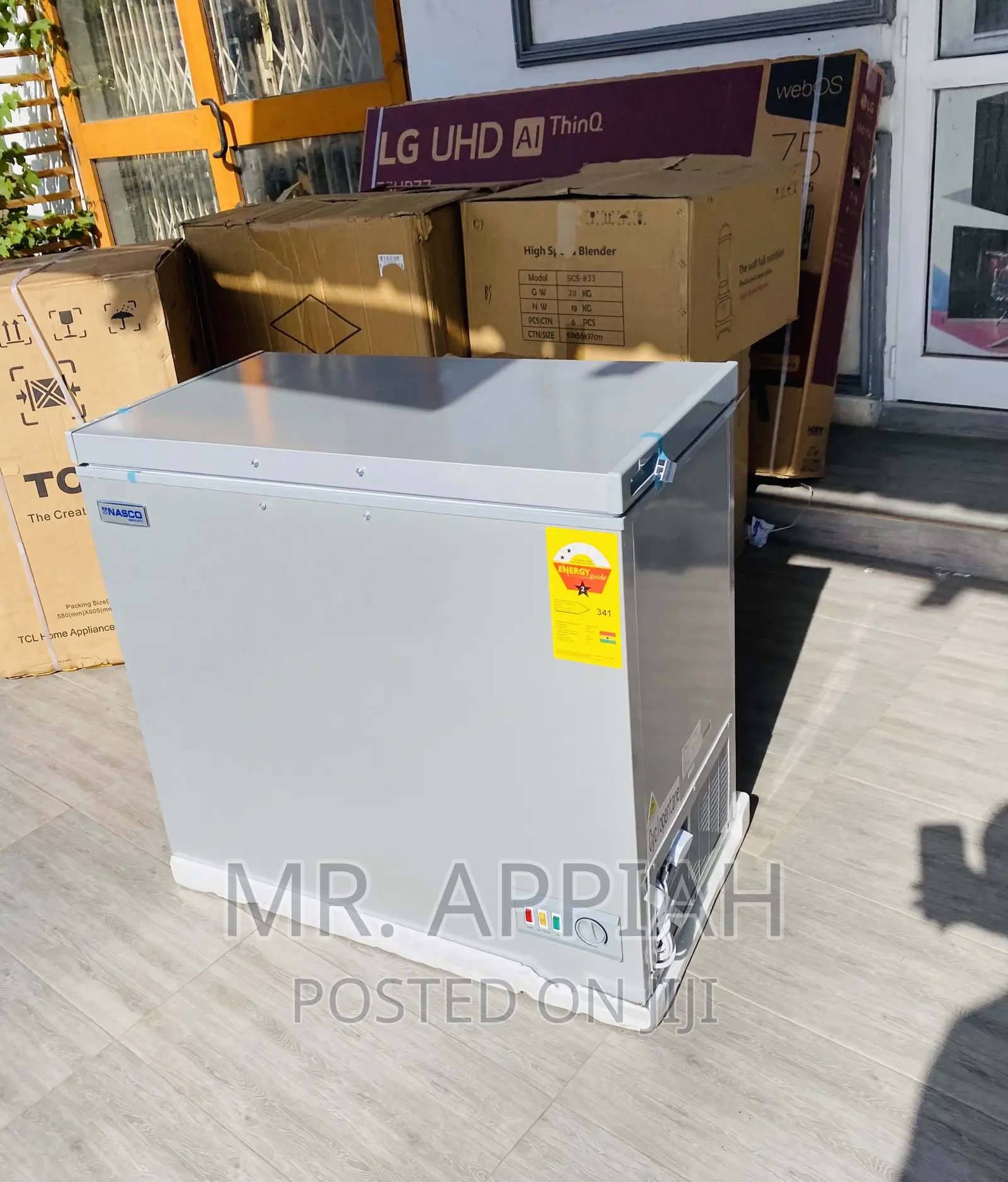 Fast Chilling Nasco Nas -250fl Electric Freezer(Gray).
