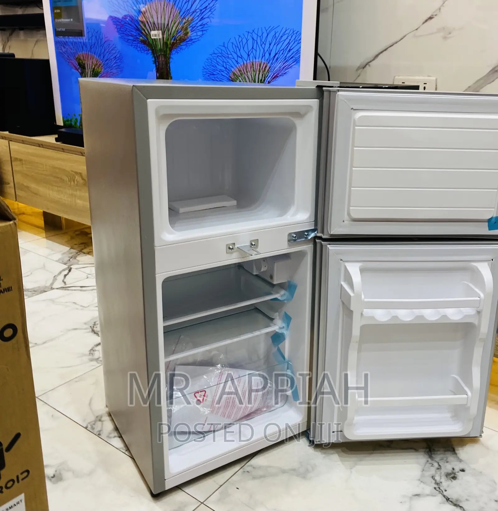 Brand New Nasco Nasf2-120 Electric Fridge(Gray).