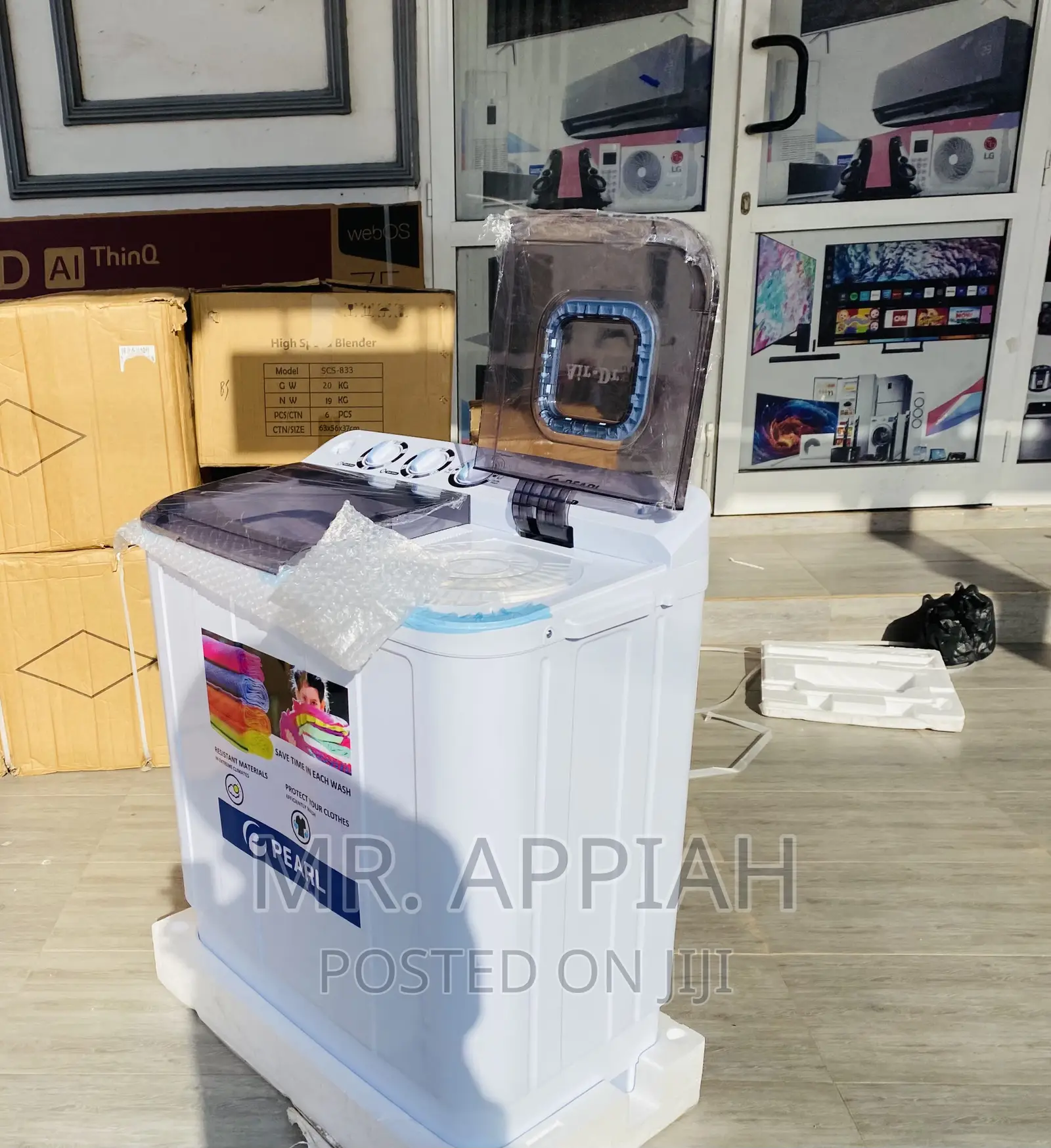 Purchase Adorable Pearl 12kg Top Load Washing Machine.