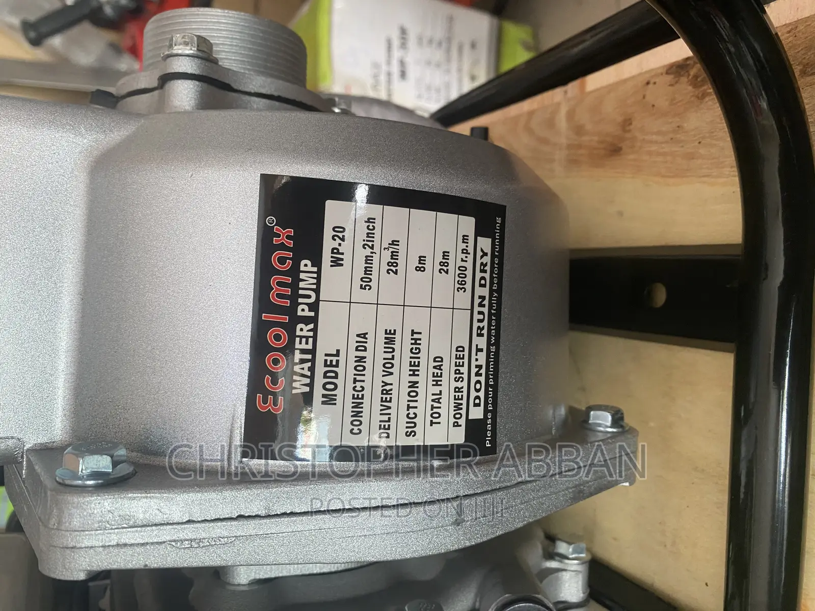 2” Gasoline Water Pump