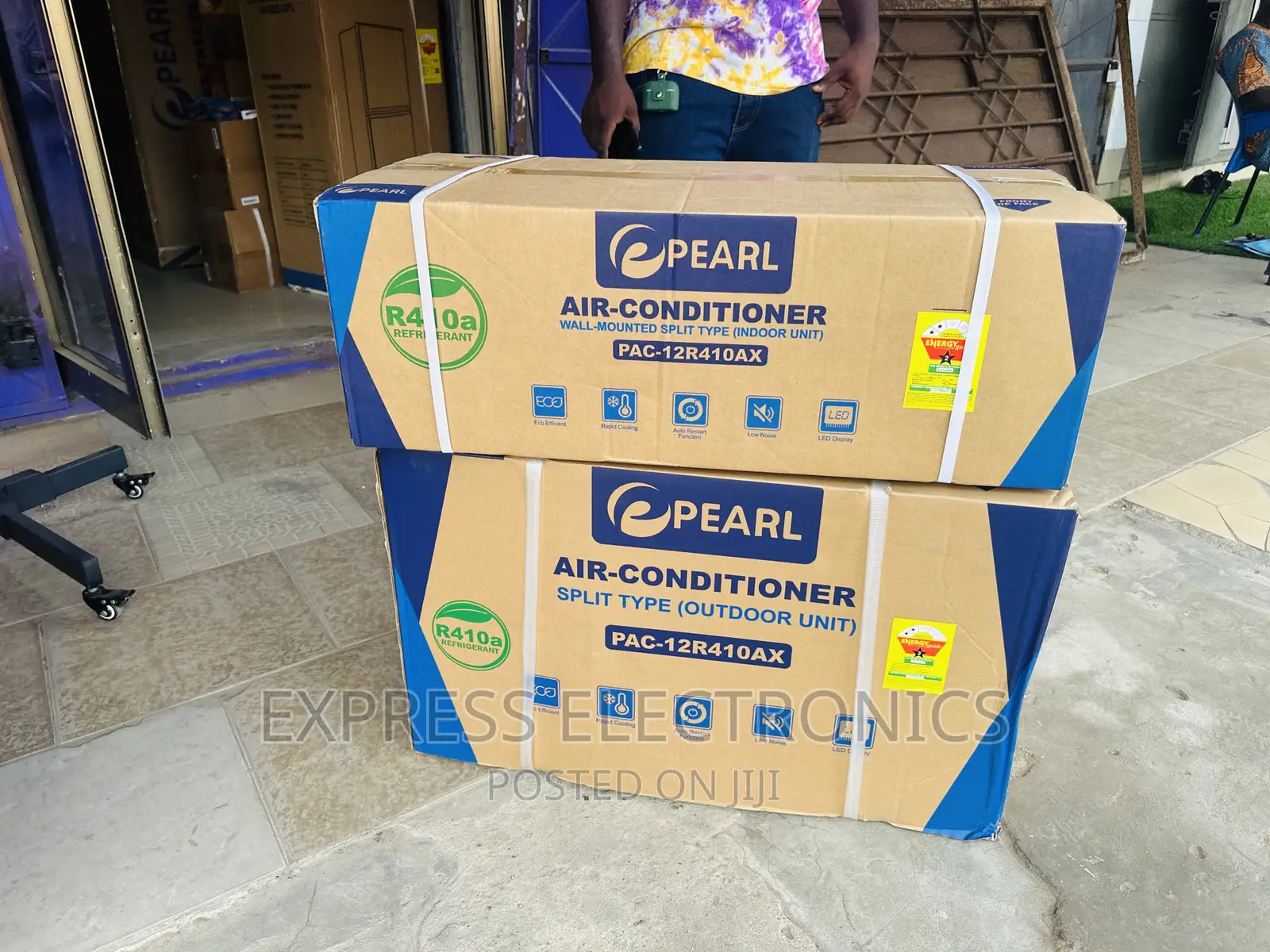 1.5horse Power R410 Gas Pearl Split AC White