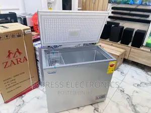 Freestanding Chest Freezer Single Door 200L Nasco Grey.