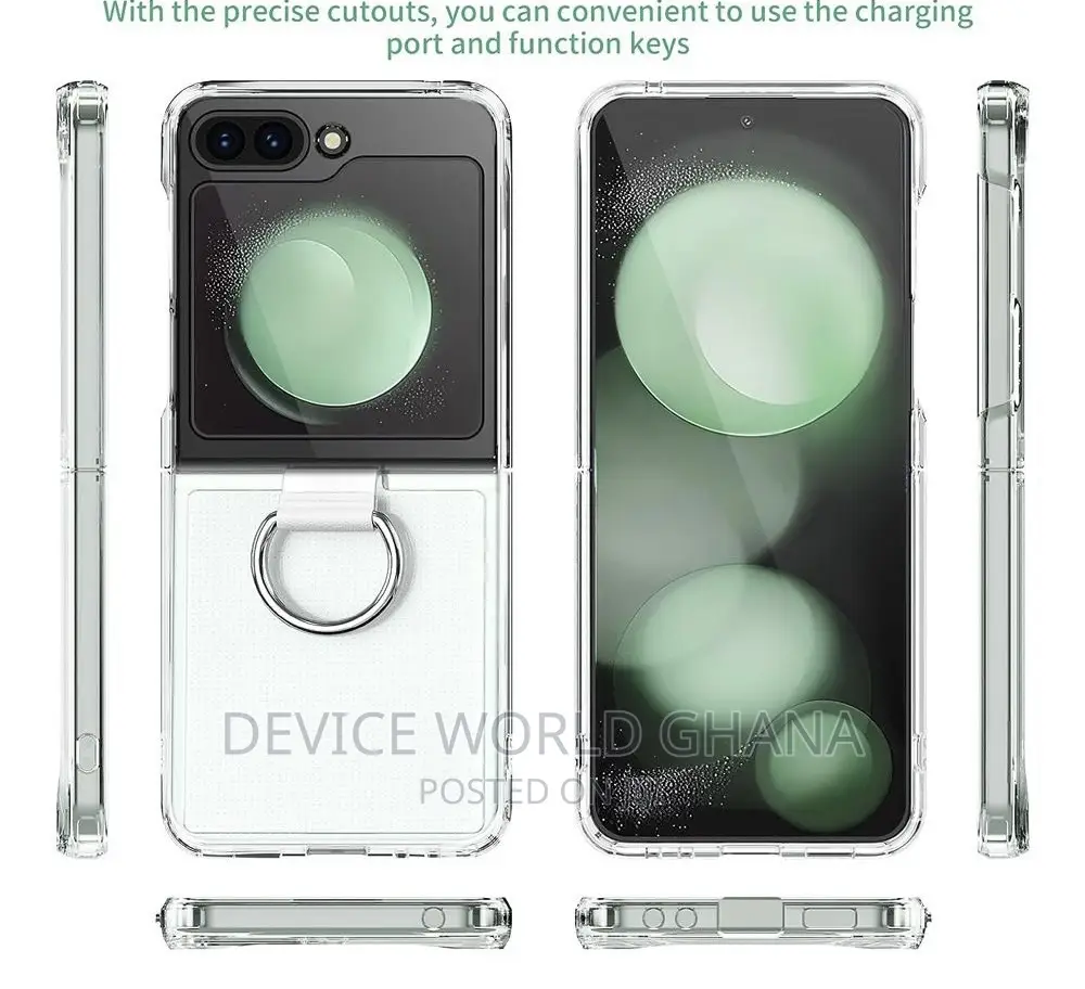 Cess Trans Transparent Frosted Case for Samsung Z Flip 6, 5, 4 ,3