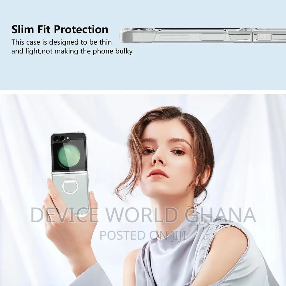 Cess Trans Transparent Frosted Case for Samsung Z Flip 6, 5, 4 ,3