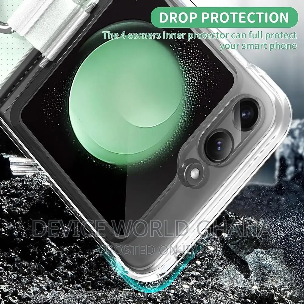 Cess Trans Transparent Frosted Case for Samsung Z Flip 6, 5, 4 ,3