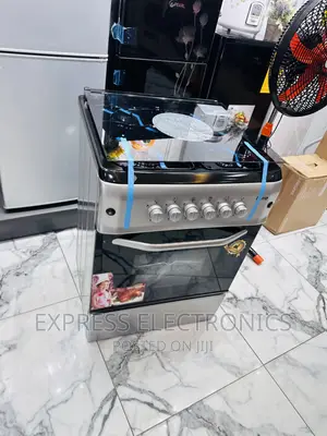50/55 Gas Cooker Oven 4burner Sliver,.