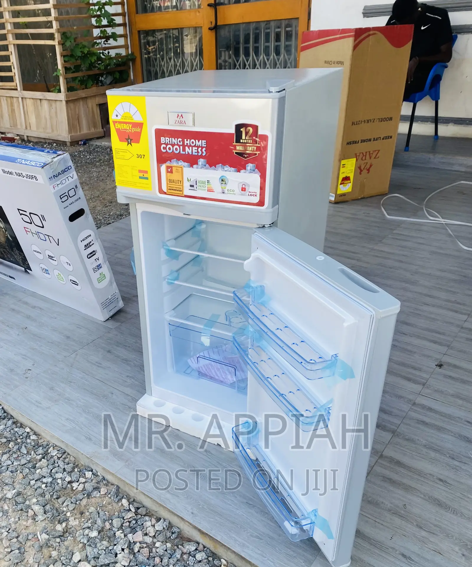 Buy Adorable Zara 12TM Double Door Electric Fridge.