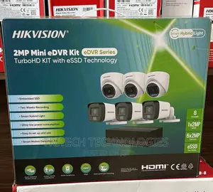 Hikvision 2mp Mini Edvr 6ch Full Color KIT + 330gb