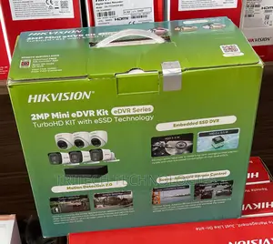Hikvision 2mp Mini Edvr 6ch Full Color KIT + 330gb