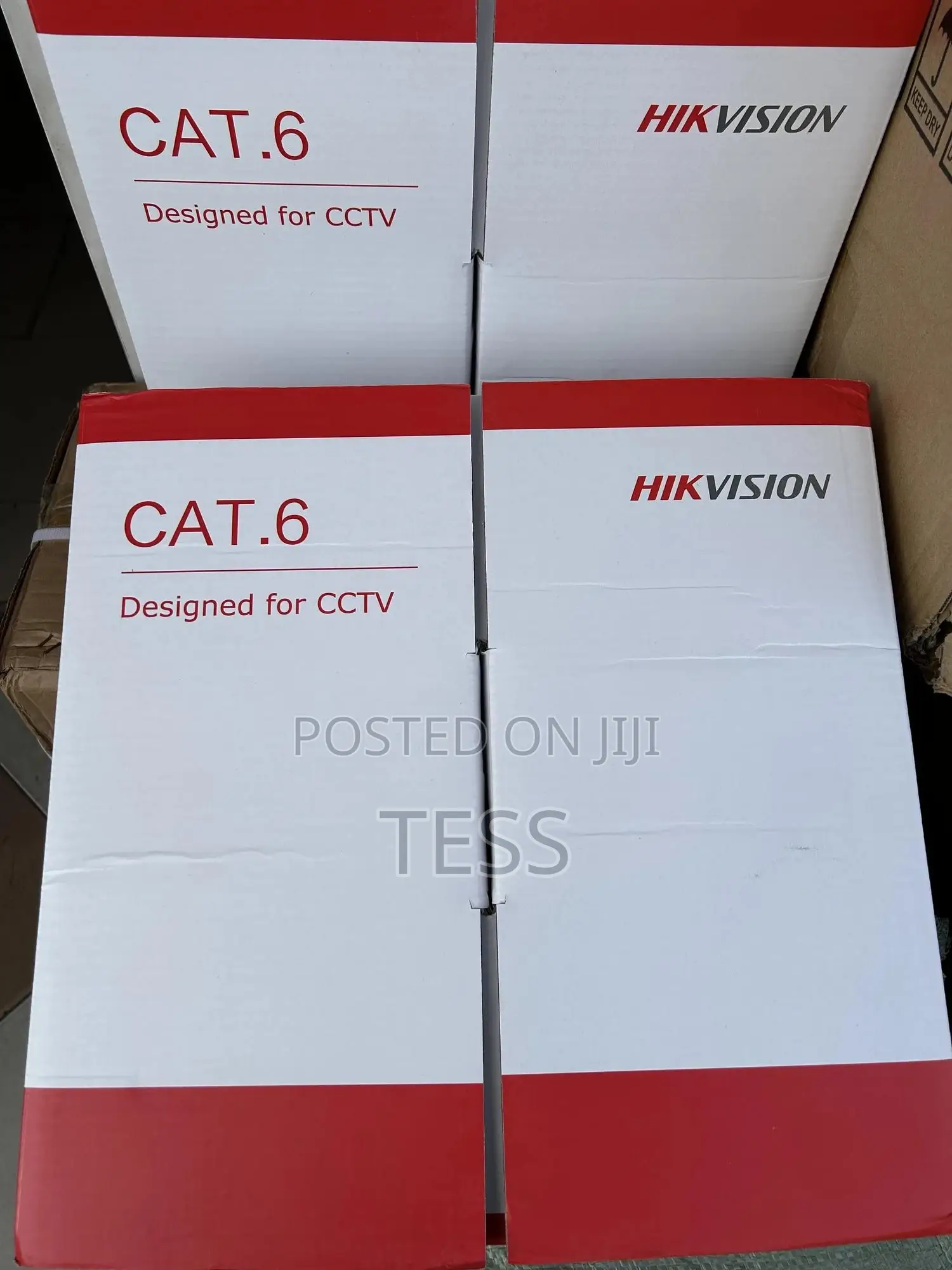 Hikvision Pure Copper Cat6 Network Cable 24AWG DS-1LNGUTCO