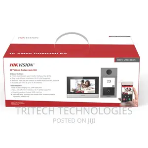 Hikvision Ds-Kis604-P(C) IP Video Intercom KIT With RF Card