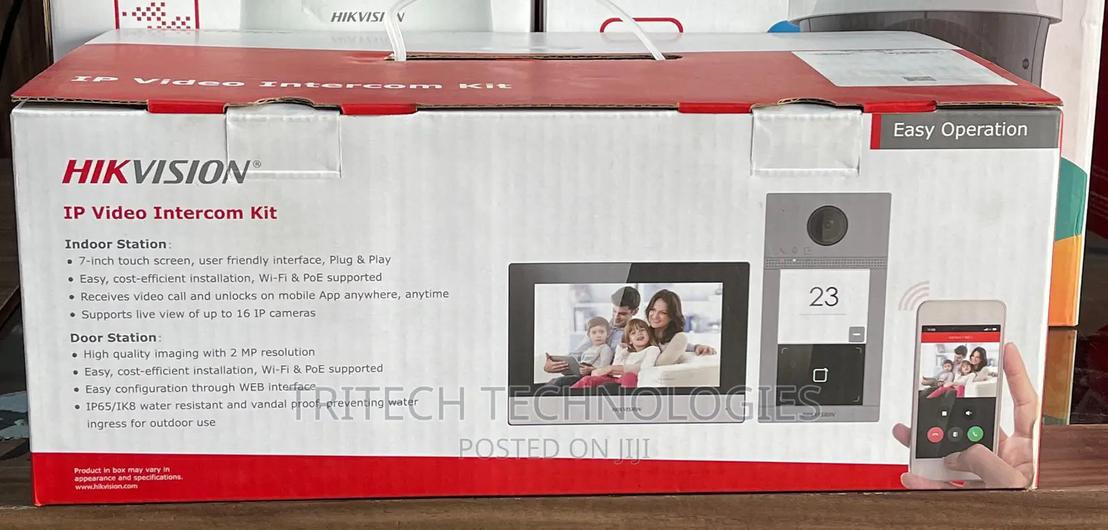 Hikvision Ds-Kis604-P(C) IP Video Intercom KIT With RF Card