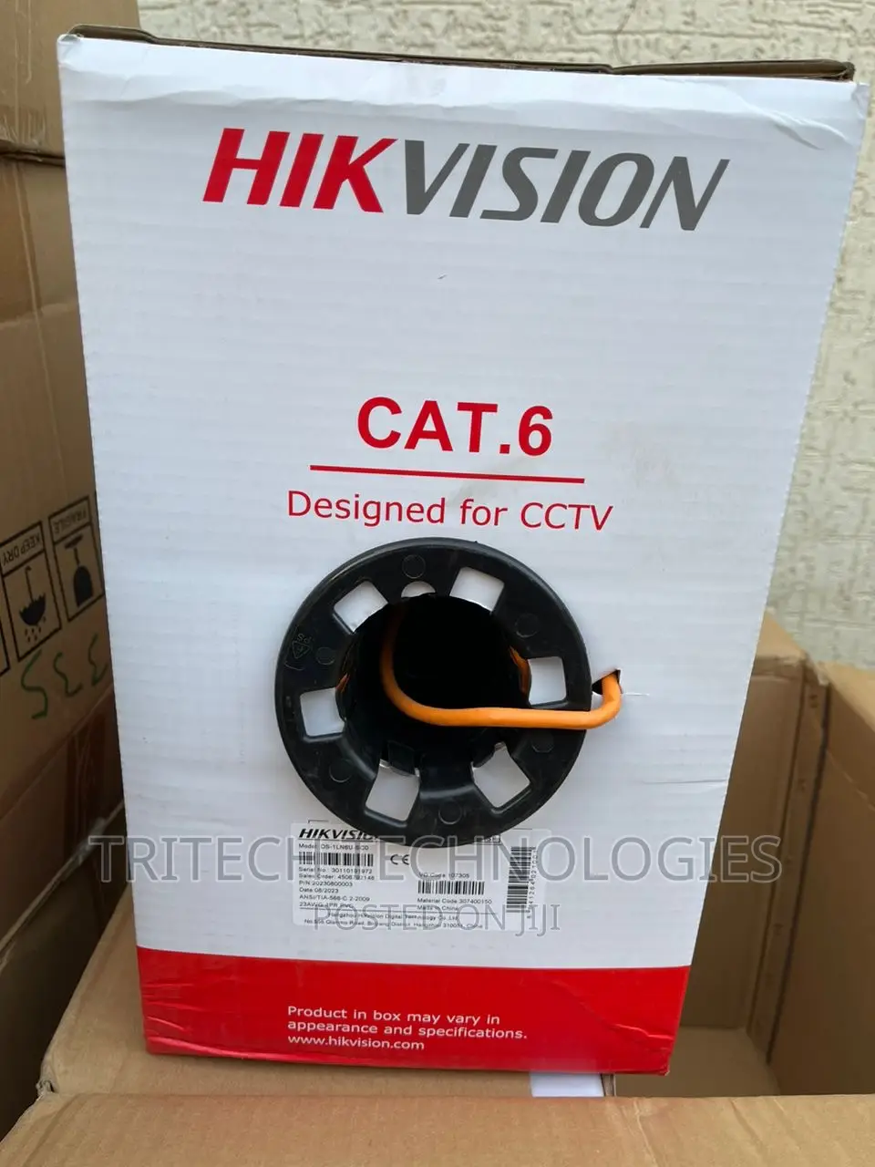Hikvision Ds-1ln6u-Sco Cat6 Cable 305M Pure Copper (Orange)