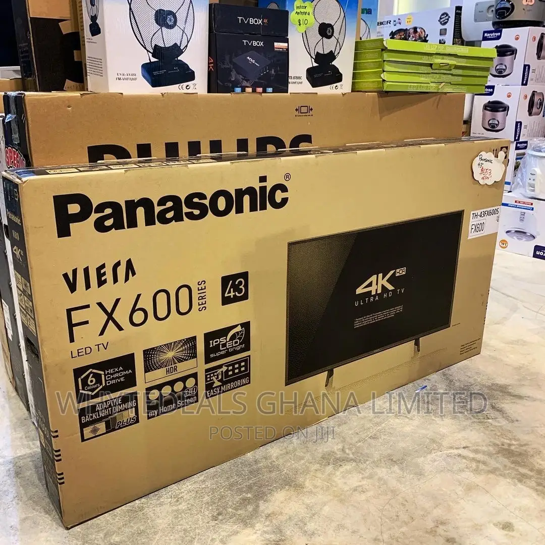 Panasonic Uhd Smart 43” Google TV Bluetooth Voice Control