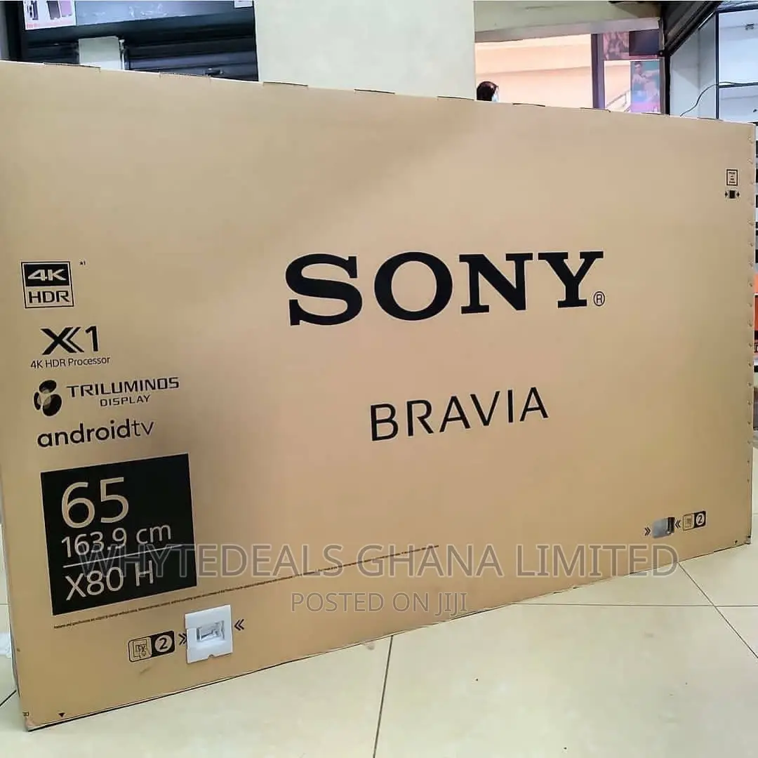 SONY 65” Smart UHD Voice-Control HDR Android Led TV-2024