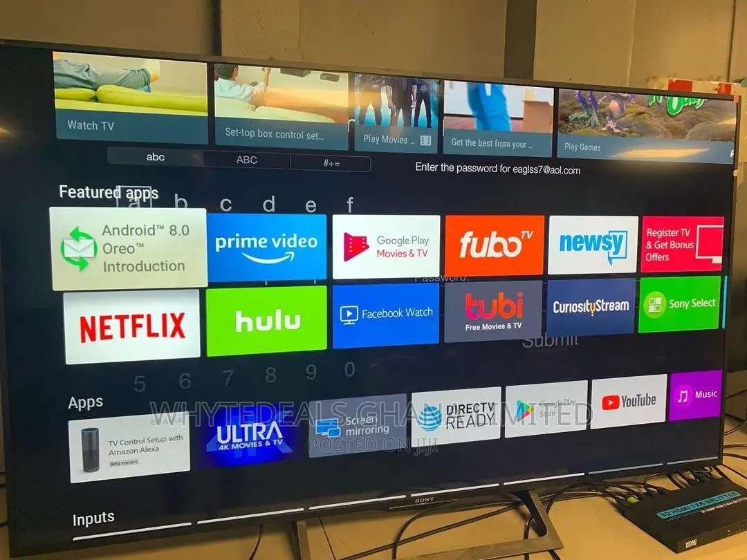 SONY 65” Smart UHD Voice-Control HDR Android Led TV-2024
