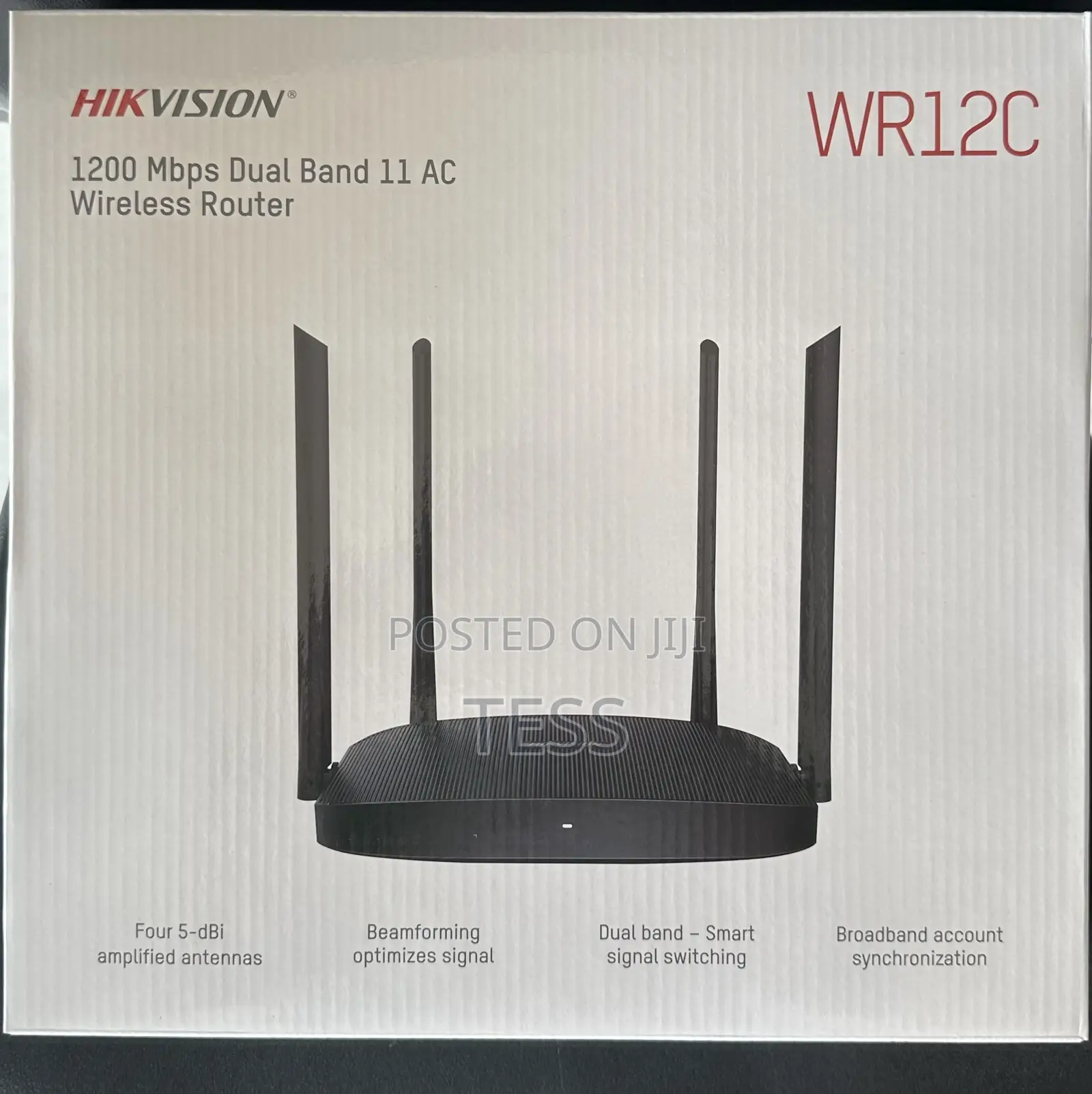 Hikvision 1200mbps Wireless Router Dual Band Extender.