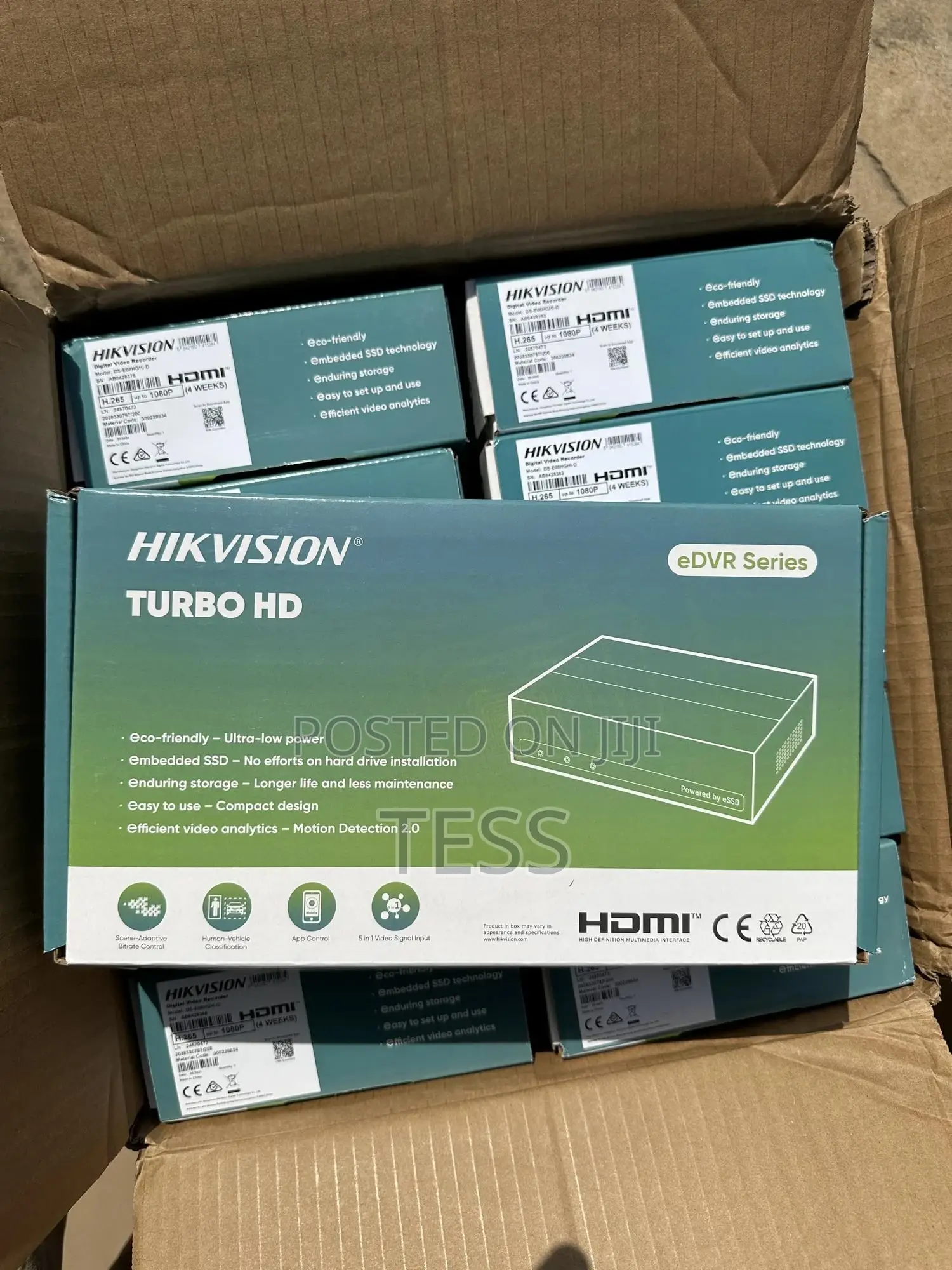 Hikvision 8ch Edvr Ds-E08hghi-D With 1tb Ssd. 2023 Model.