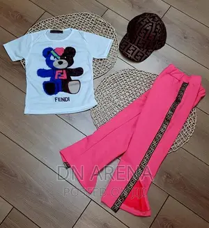 Fendi Girls 3pcs Outfit for 3 to 12yrs