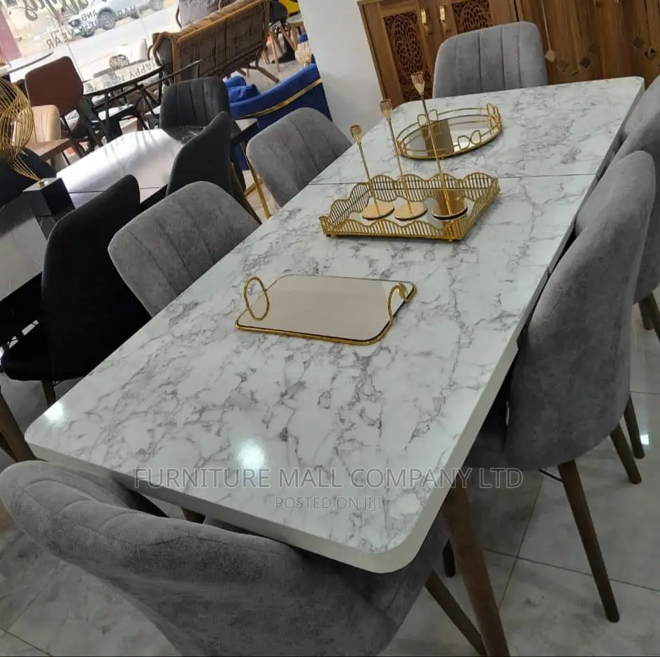 Modern Dinning Set In 6 Chairs. Free Delivery