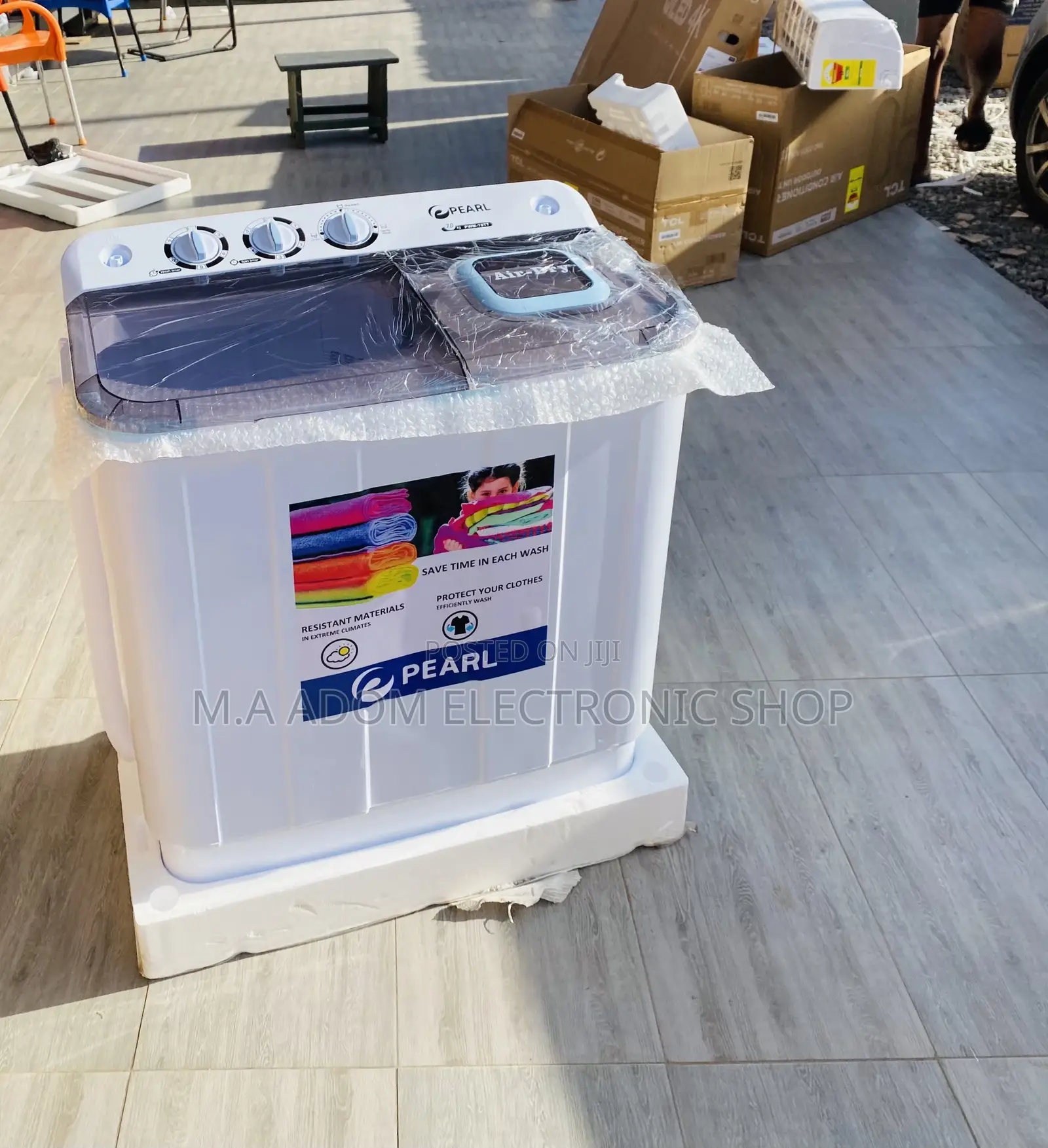 Buy Durable Pearl 12kg Top Load Electric Washing Machine 