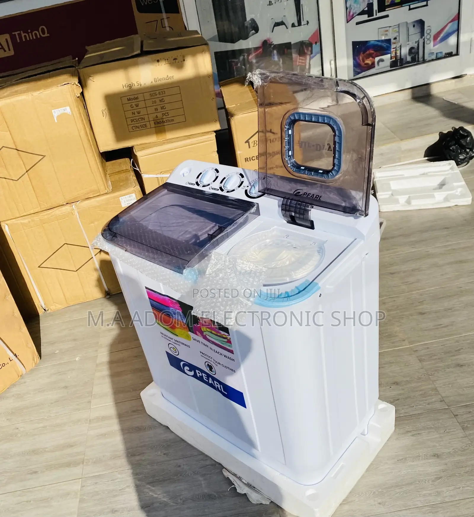 Perfect Designed Pearl 12kg Topload Electric Washing Machine