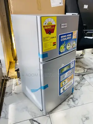 Super Quality Nasco Nasf2-120 Top Freezer Fridge(Gray)