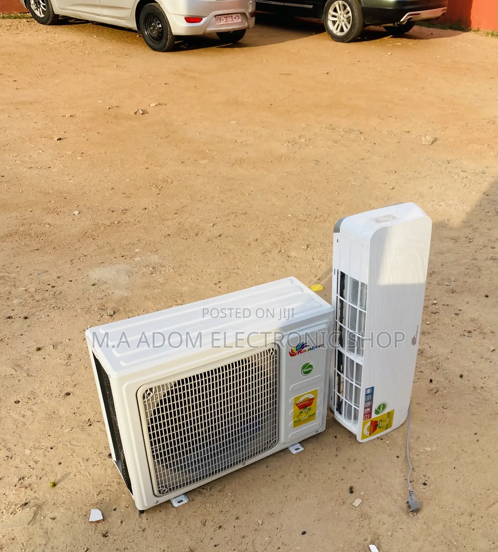 Eco-Friendly Rainbow 1.5hp Air Conditioner(White).