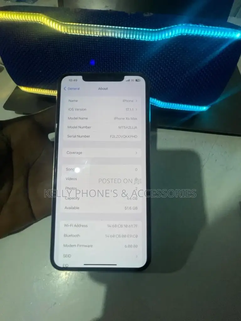 Apple iPhone X 64 GB Black