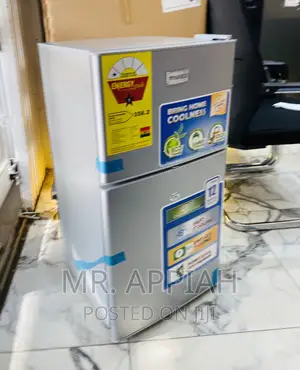 Authentic Nasco Nasf2-120 Double Door Fridge(Gray).