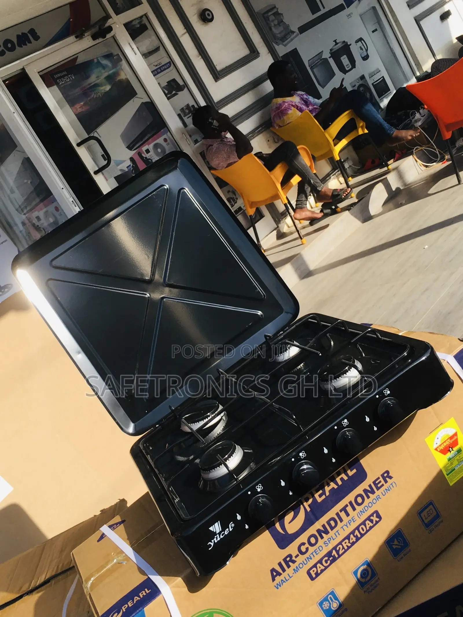 Tabletop 4 Gas Burner Stove Elegant Yucel