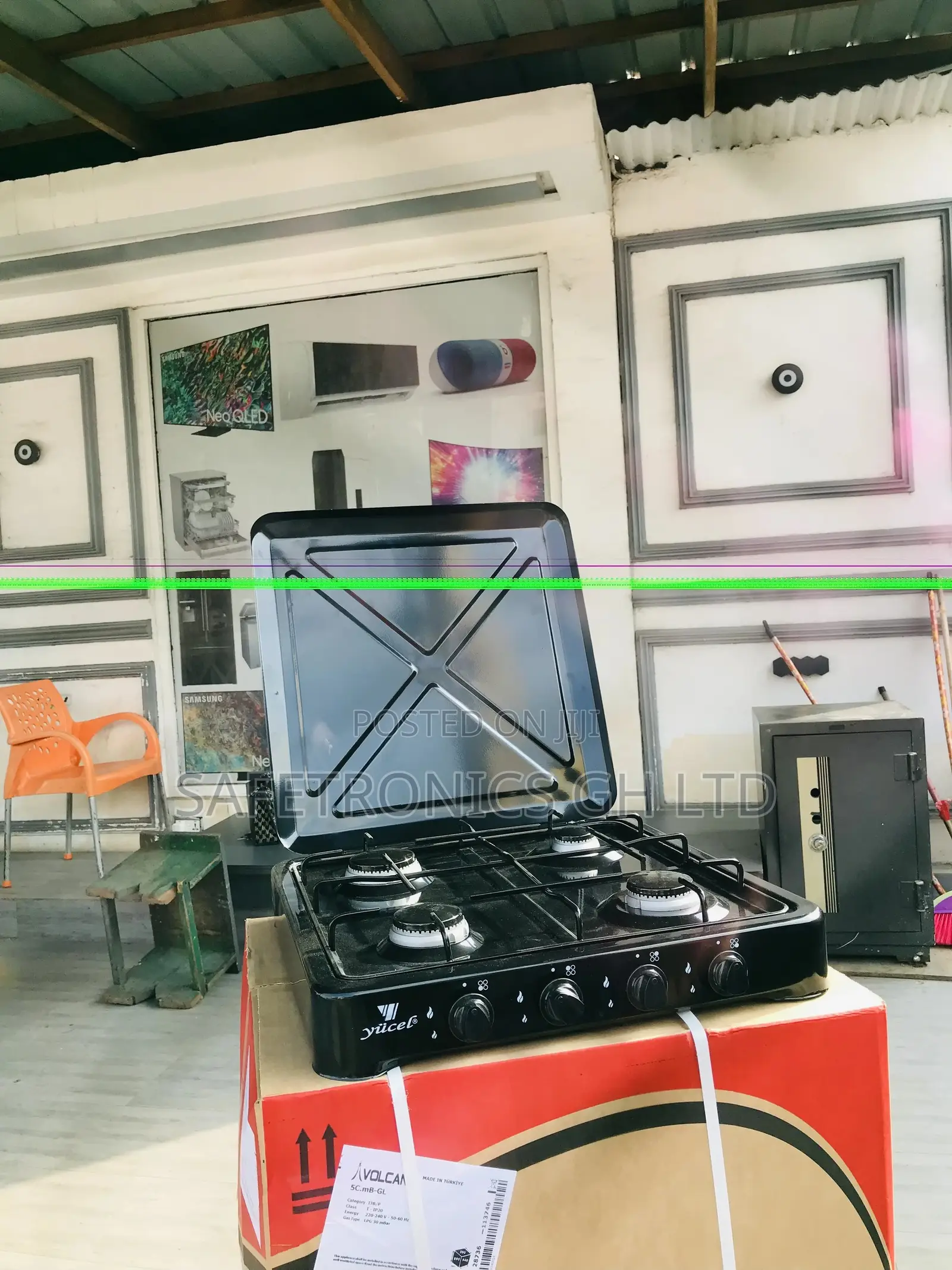 Best Yucel Tabletop 4 Gas Burner Stove Black